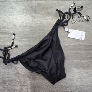 A.Che Jolie String Ruched Back Bikini Bottom Size S